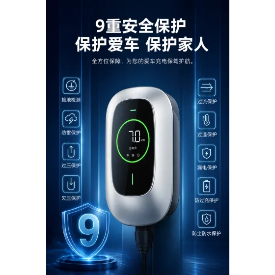 智能7kW家用充电桩